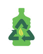 eco label recycle illustration