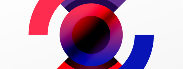 Aufkleber - a red , purple and blue logo on a white background High quality