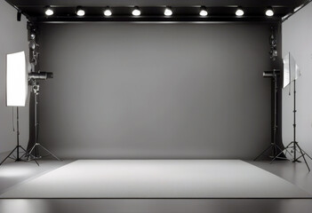 'Limbo rendering background gray Empty 3D studio poduim dais scene geometric blank space concept three-dimensional floor modern'
