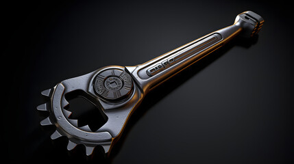 Poster - Wrench machine icon 3d