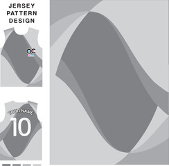 Abstract button concept vector jersey pattern template for printing or sublimation sports uniforms football volleyball basketball e-sports cycling and fishing Free Vector.