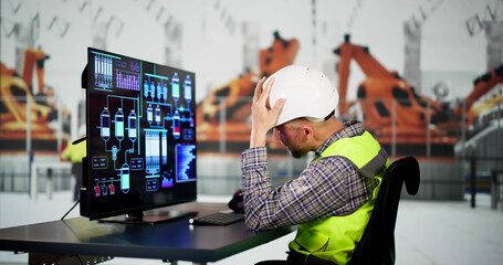 Poster - Unhappy Engineer Operator Using SCADA System