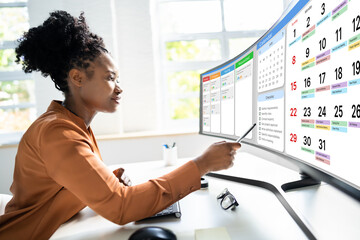 Aufkleber - Analyst Woman Looking