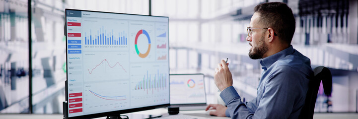 Poster - KPI Business Analytics Data Dashboard