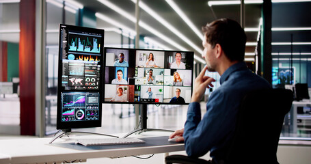 Poster - Staff Training Online Business Video Conference