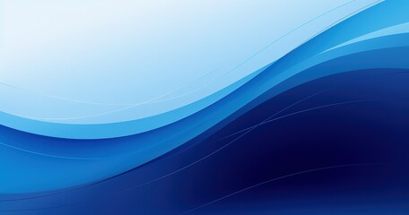 Wall Mural - abstract blue wavy design background