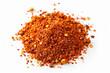 Cayenne pepper, photographed in isolation on a white background