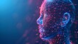 AI concept image showcases a digital hologram of the human Ai generated 