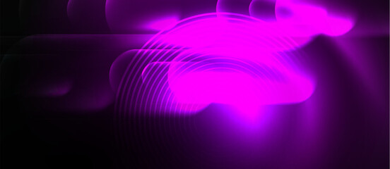 Aufkleber - A vibrant purple glow illuminates the dark background, creating a captivating and mysterious ambiance. The hue resembles a mix of magenta and electric blue, casting a spellbinding effect
