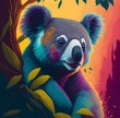 Koala in the forest