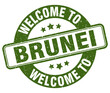 Welcome to Brunei stamp. Brunei round sign