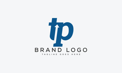 Wall Mural - letter TP logo design vector template design for brand