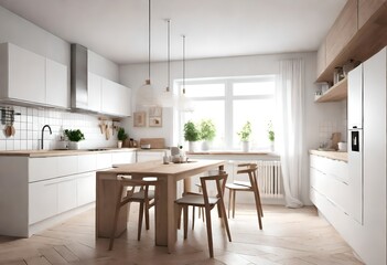 Poster - modern kitchen interior