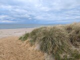 Fototapeta Konie - Strandaufgang in Rostock Hohe Düne