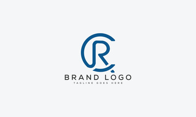 Wall Mural - letter RC logo design vector template design for brand.