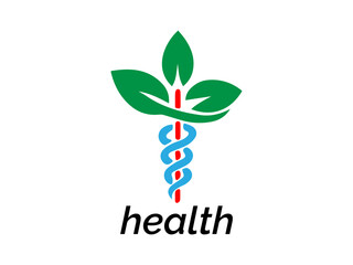 Health and medical logo design vector