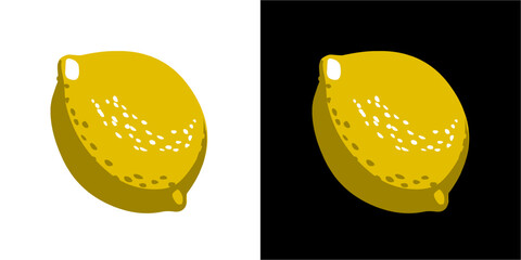 lemon vector illustration 