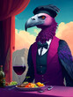 Vulture the waiter