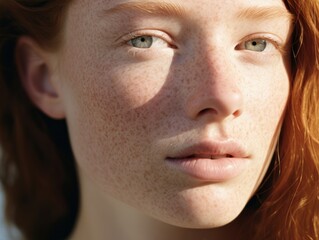 Sticker - a close up of a woman's face