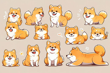  Shiba Inu dog sticker