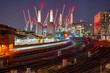 London Battersea power station rail train
