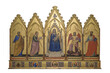 Polyptych with saints and angels