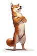 Animated image of Shiba standing.