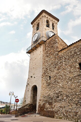 Wall Mural - Belfry of Church of Our Lady of Hope in  Cannes, France