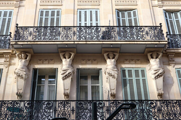 Wall Mural - Old historical building in Cannes, France