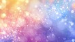 Abstract blur bokeh banner background in rainbow colors