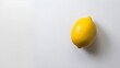 Lemon fruit with leaf isolate. Lemon whole, half, slice, leaves on white. Lemon slices with zest isolated. With clipping path. Full depth of field Ai generated 