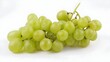 grapes on a white background ai generated 
