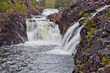 Kivach waterfall. Karelian autumn landscape, Russia.