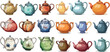 Tea pots set