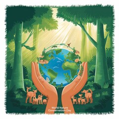 World Nature Conservation Day, poster, post, World Nature Conservation Day poster, Nature Conservation, happy World Nature Conservation Day, social media poster, Nature Conservation Day poster,