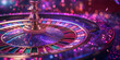 Roulette Casino Glückspiel zum zocken und zur Unterhaltung, ai generativ