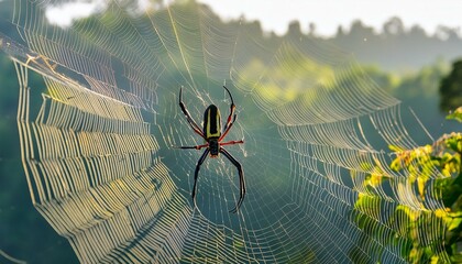 spider on the web