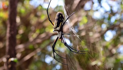 spider on the web