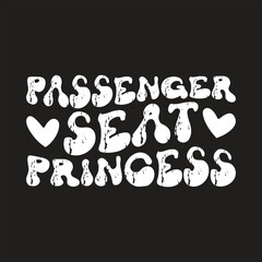 Sticker - Passenger seat princess