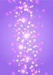 Purple colored abstract vertical background with festive bokeh effect.