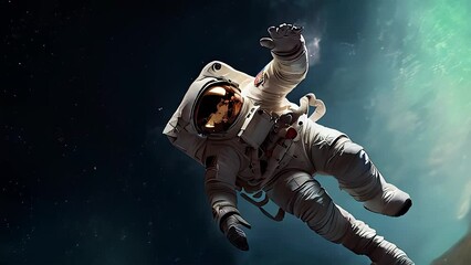 astronaut in space
