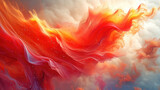 Fototapeta Góry - Abstract wavy background, multicolored waves patterns wallpaper