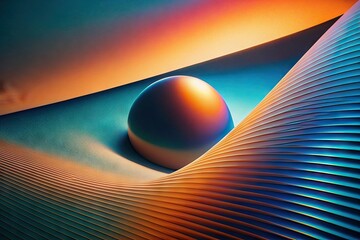 Abstract background with gradients colored, generative ai