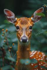 Leinwandbilder - An online platform curating stories and data about endemic species within a digital network, fostering community engagement in conservation efforts,