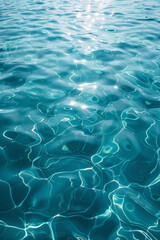Poster - A cool gradient moving from mint green to turquoise, suggesting freshness and tranquility,