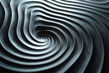 Aufkleber - An optical illusion of converging lines that seem to pulsate, adding dynamism to a simple design,