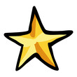 Golden Star - Hand Drawn Doodle Icon