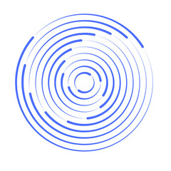 Poster - PNG, Set of colorful circle isolated on transparent background. Circular colored lines. Corporate, media, technology styles vector logo design template. Vector illustration