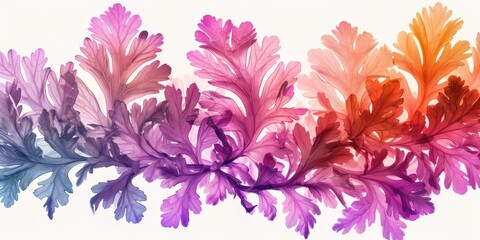 Aufkleber - Close up view of a plant with vibrant colors. Suitable for nature and botanical themes