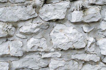 Poster - Detailed close up of a wall made of rocks, suitable for background use